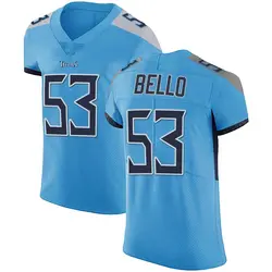 Nike B.J. Bello Tennessee Titans Men's Elite Light Blue Team Color Vapor Untouchable Jersey