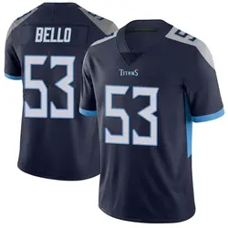 Nike B.J. Bello Tennessee Titans Men's Limited Navy Vapor Untouchable Jersey