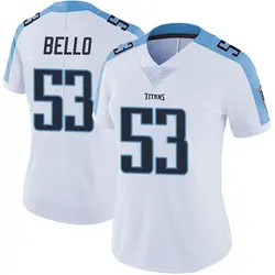 Nike B.J. Bello Tennessee Titans Women's Limited White Vapor Untouchable Jersey