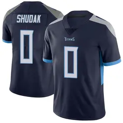 Nike Caleb Shudak Tennessee Titans Men's Limited Navy Vapor Untouchable Jersey
