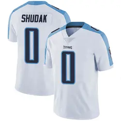 Nike Caleb Shudak Tennessee Titans Youth Limited White Vapor Untouchable Jersey