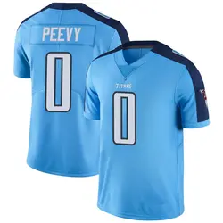 Nike Jayden Peevy Tennessee Titans Men's Limited Light Blue Color Rush Jersey