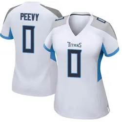 Nike Jayden Peevy Tennessee Titans Women's Game White Jersey