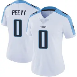 Nike Jayden Peevy Tennessee Titans Women's Limited White Vapor Untouchable Jersey