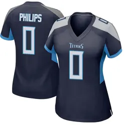 Nike Kyle Philips Tennessee Titans Women's Game Navy Jersey
