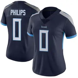 Nike Kyle Philips Tennessee Titans Women's Limited Navy Vapor Untouchable Jersey