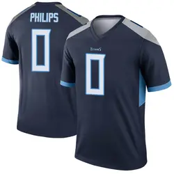 Nike Kyle Philips Tennessee Titans Youth Legend Navy Jersey