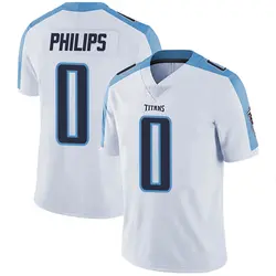Nike Kyle Philips Tennessee Titans Youth Limited White Vapor Untouchable Jersey