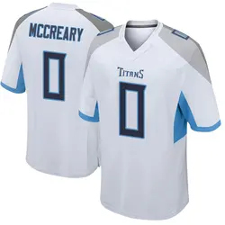Nike Roger McCreary Tennessee Titans Men's Game White Jersey