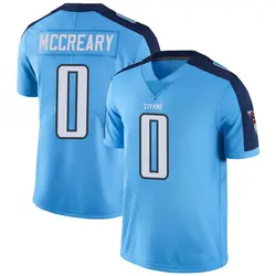 Nike Roger McCreary Tennessee Titans Men's Limited Light Blue Color Rush Jersey