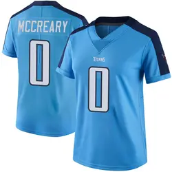 Nike Roger McCreary Tennessee Titans Women's Limited Light Blue Color Rush Jersey