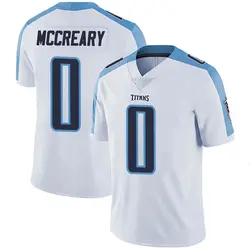 Nike Roger McCreary Tennessee Titans Youth Limited White Vapor Untouchable Jersey